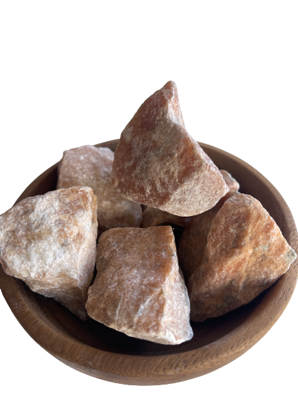 Orange Calcite Rough Chunk Natural Mineral - 6 to 10cm