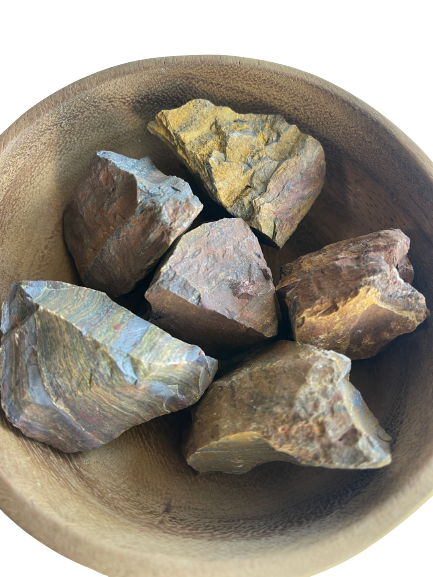 Tiger Iron Crystal Rough Chunk Natural - 4 to 8cm