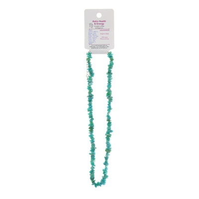 Amazonite Crystal Chip Horoscope Necklace - Star Sign Virgo