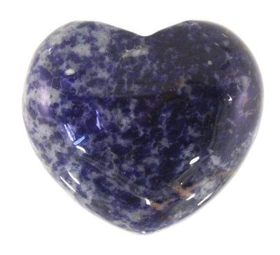 Sodalite Crystal Heart Cut and Polished Mineral