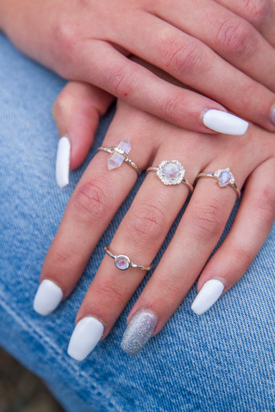 Moonstone Silver Odette Ring