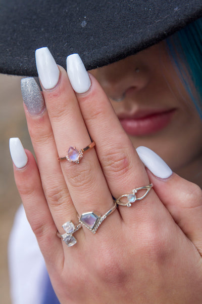 Moonstone Silver Olivia Ring