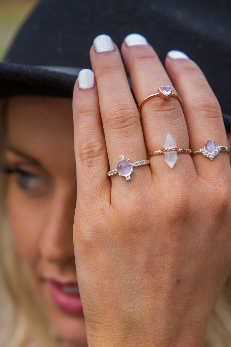 Moonstone Silver Allegra Ring