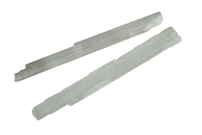 White Selenite Crystal Rough Stick Natural Mineral