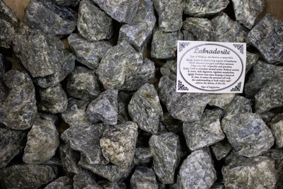 Labradorite Crystal Rough Chunk Natural Mineral - 4 to 8cm
