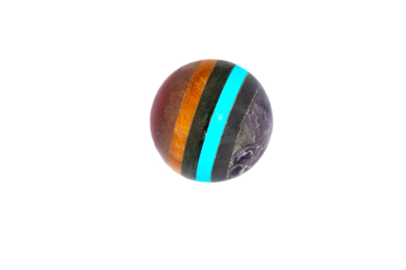 Chakra Crystal Sphere Cut and Polished Mineral - 60mm Diameter
