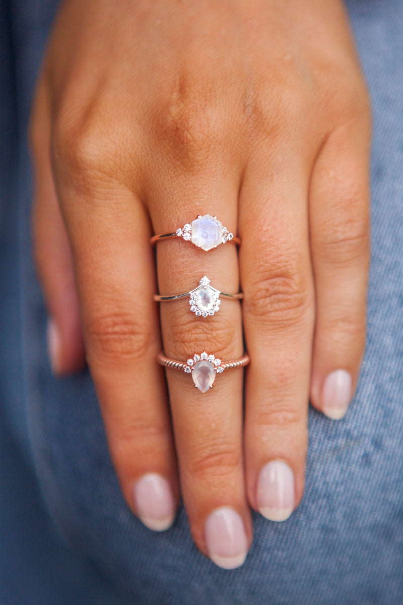 Moonstone Silver Harriet Ring