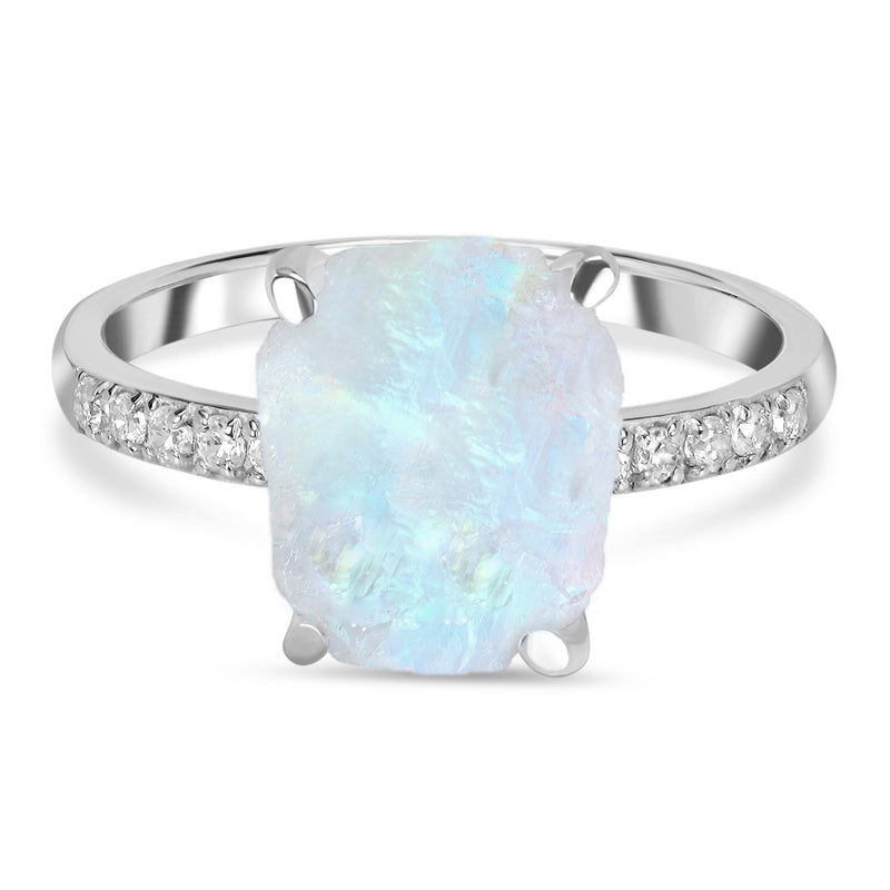 Moonstone Silver Aspera Ring