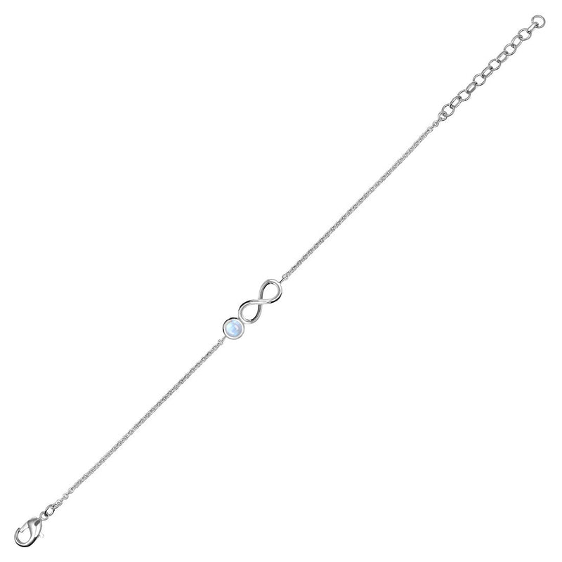 Moonstone Silver Infinite Instinct Bracelet