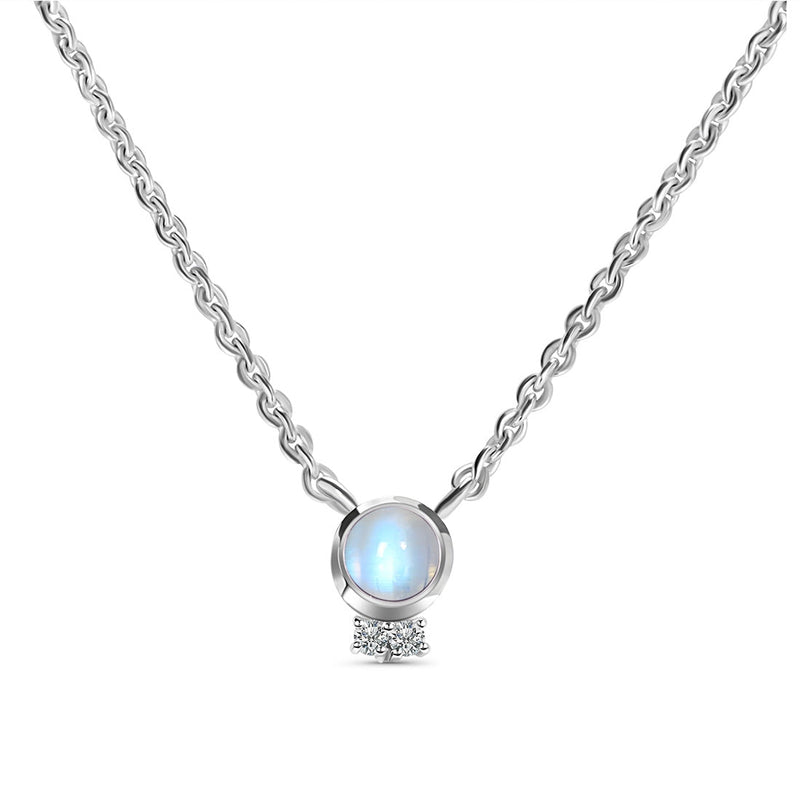 Moonstone Silver Calixta Necklace