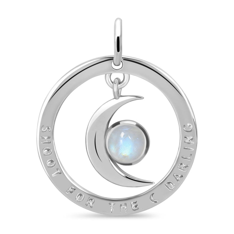 Moonstone Silver Shoot for The Moon Darling Necklace