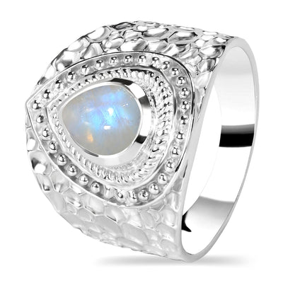 Moonstone Silver Venus Ring