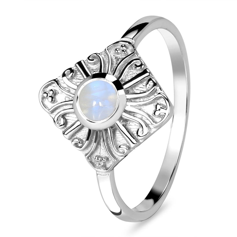 Moonstone Silver Airlia Ring