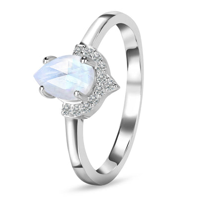 Moonstone Silver Sophia Ring