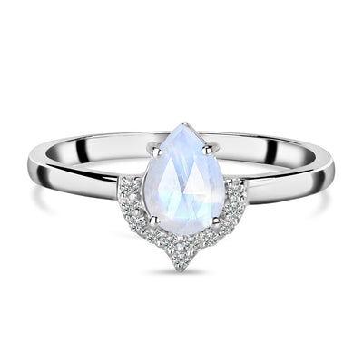 Moonstone Silver Sophia Ring