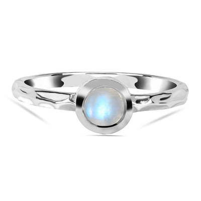 Moonstone Silver Florence Ring