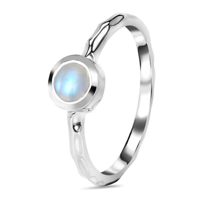 Moonstone Silver Florence Ring