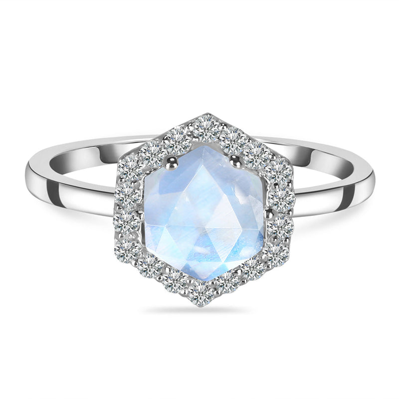 Moonstone Silver Odette Ring