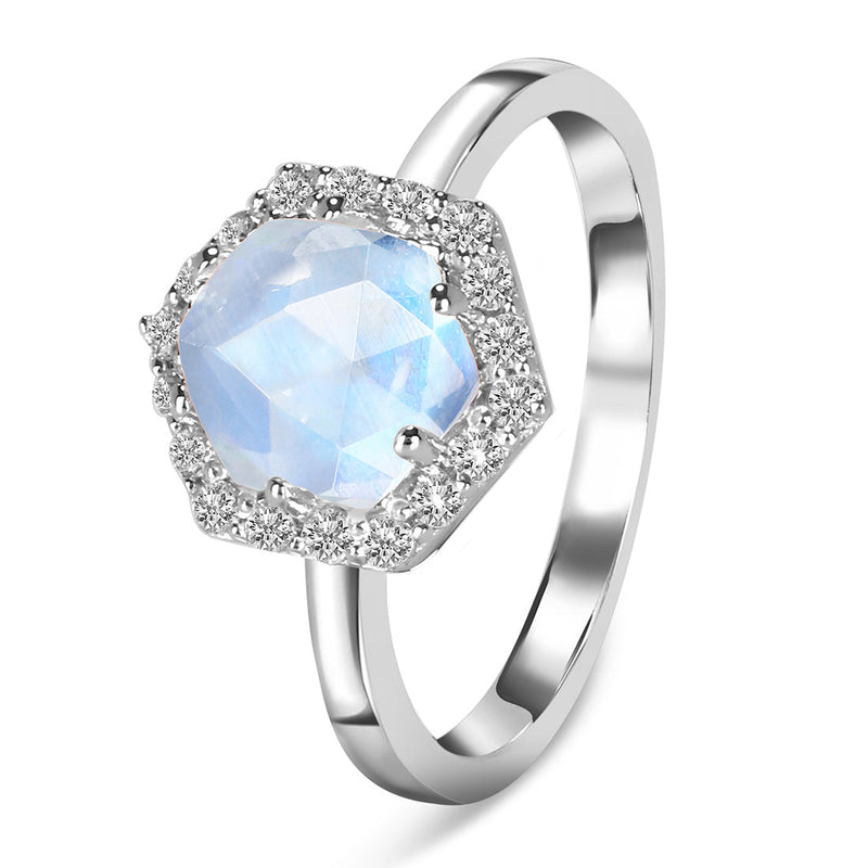 Moonstone Silver Odette Ring