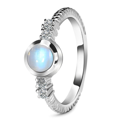 Moonstone Silver Calixta Ring