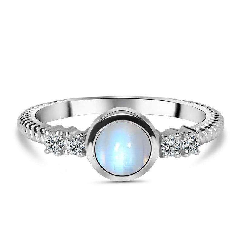 Moonstone Silver Calixta Ring