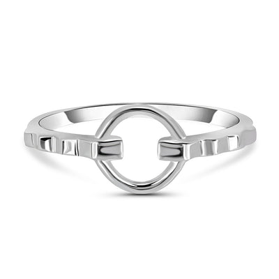 Silver Circle of Life Ring