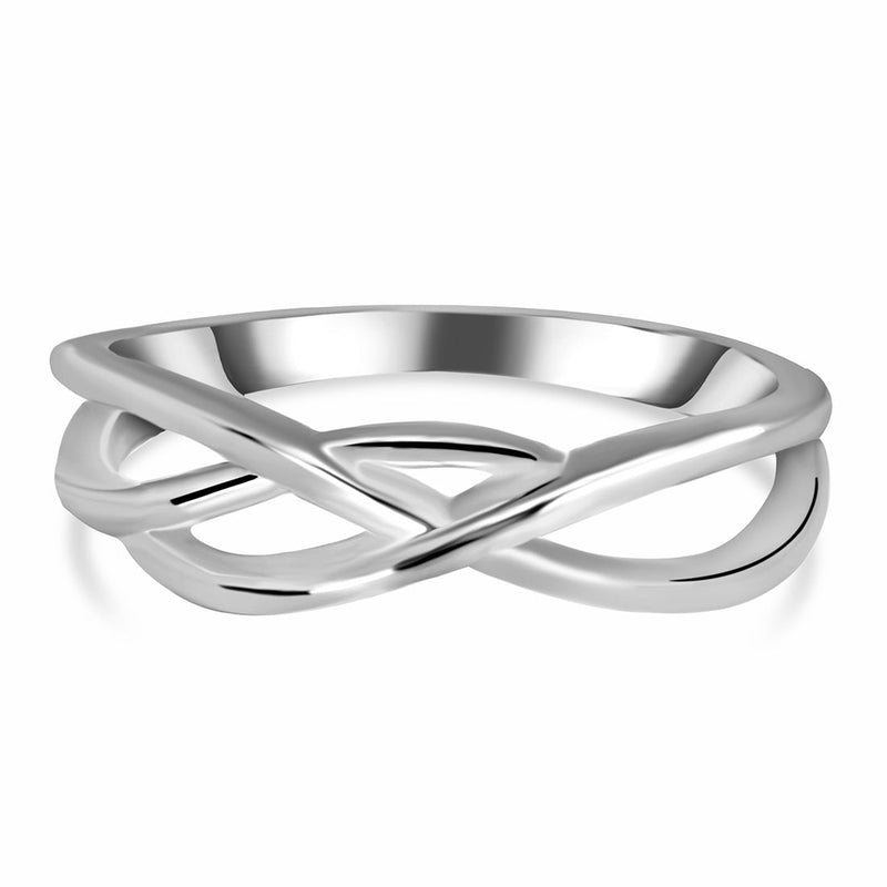 Silver Forever Interwoven Ring