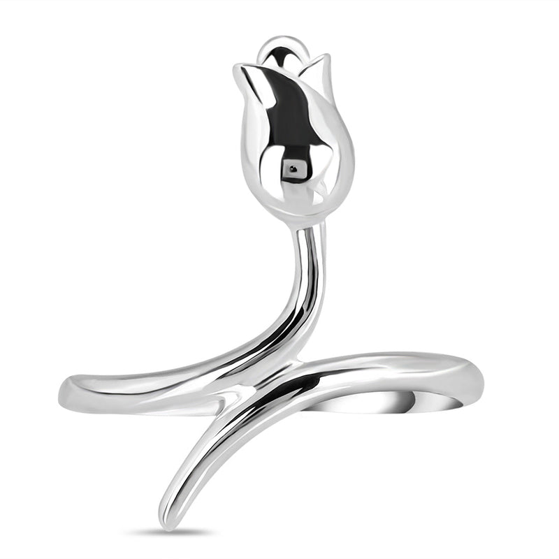 Silver Rose Ring