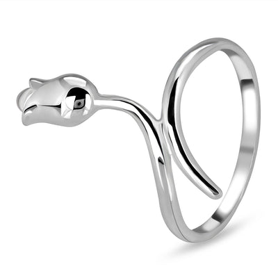 Silver Rose Ring