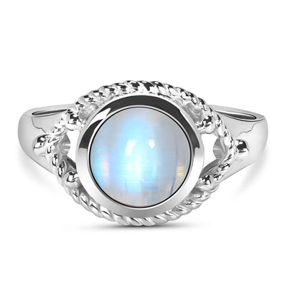 Moonstone Silver Cressida Ring