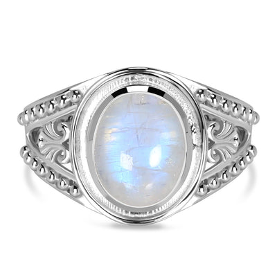 Moonstone Silver Bianca Ring
