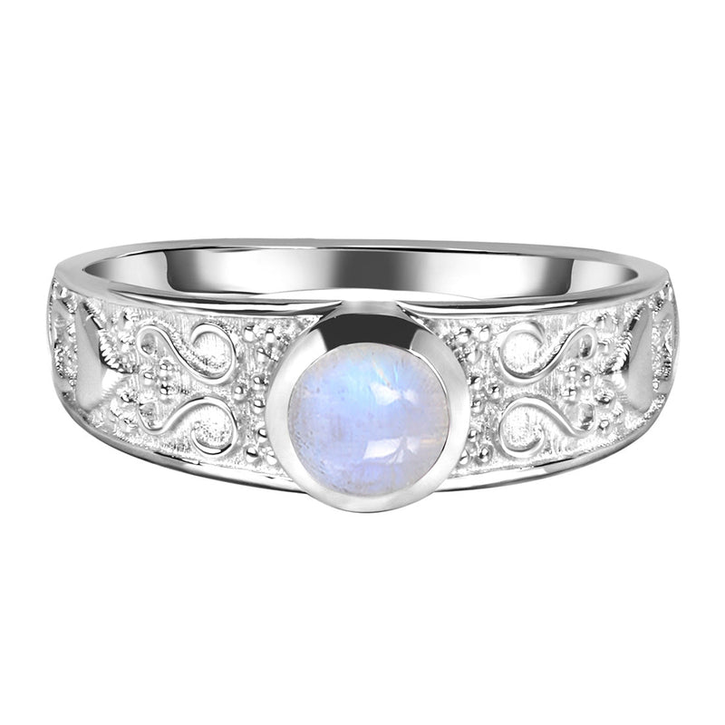 Moonstone Silver Larissa Ring