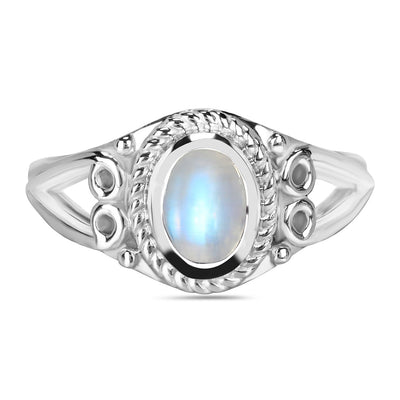 Moonstone Silver Johanna Ring