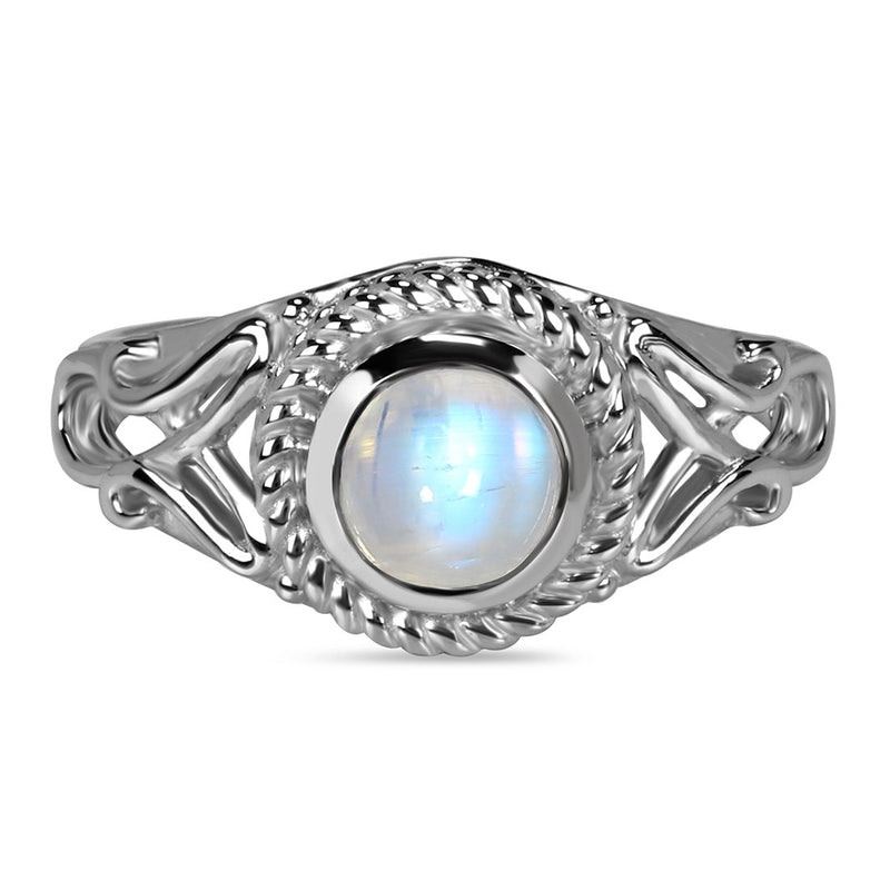 Moonstone Silver Helene Ring