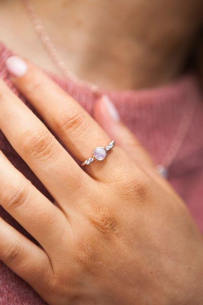 Moonstone Rose Gold Calixta Ring