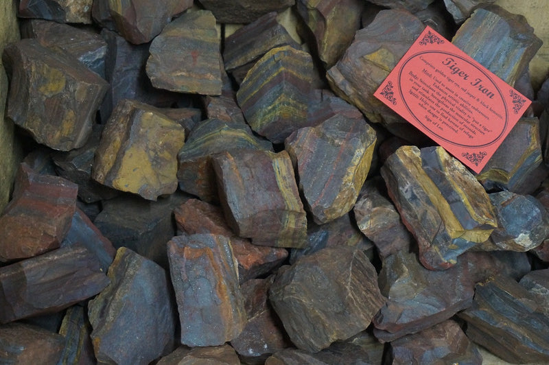 Tiger Iron Crystal Rough Chunk Natural - 4 to 8cm