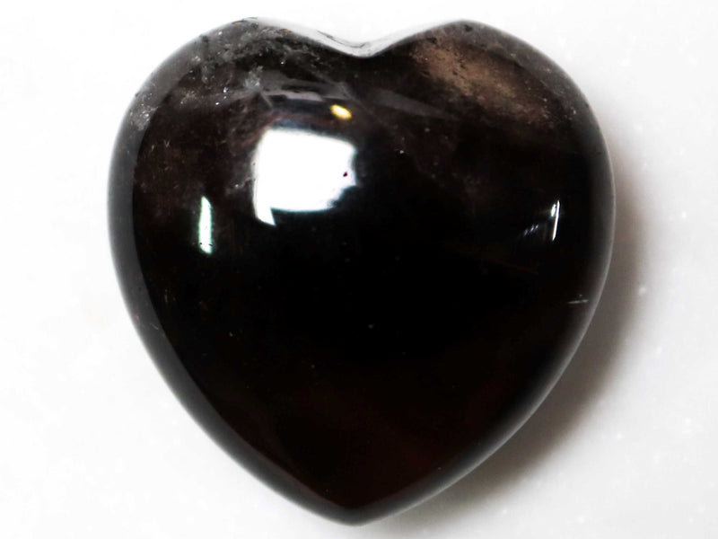Smokey Quartz Crystal Heart Cut and Polished Mineral