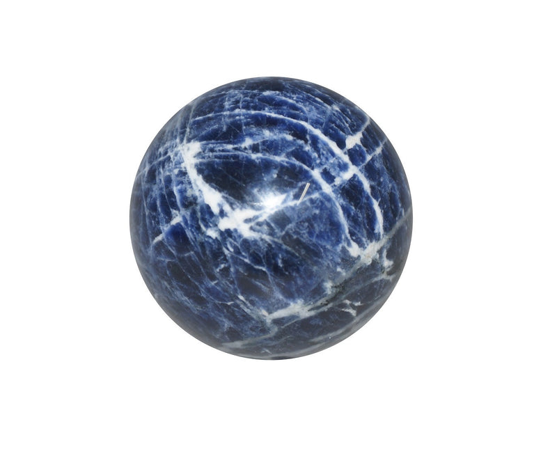 Sodalite Crystal Sphere Cut and Polished Mineral - 60mm Diameter