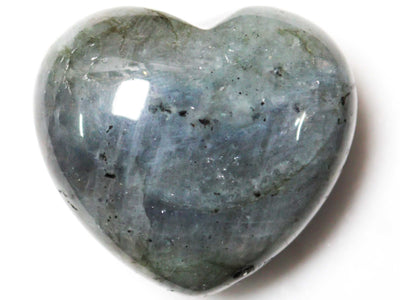 Labradorite Crystal Heart Cut and Polished Mineral